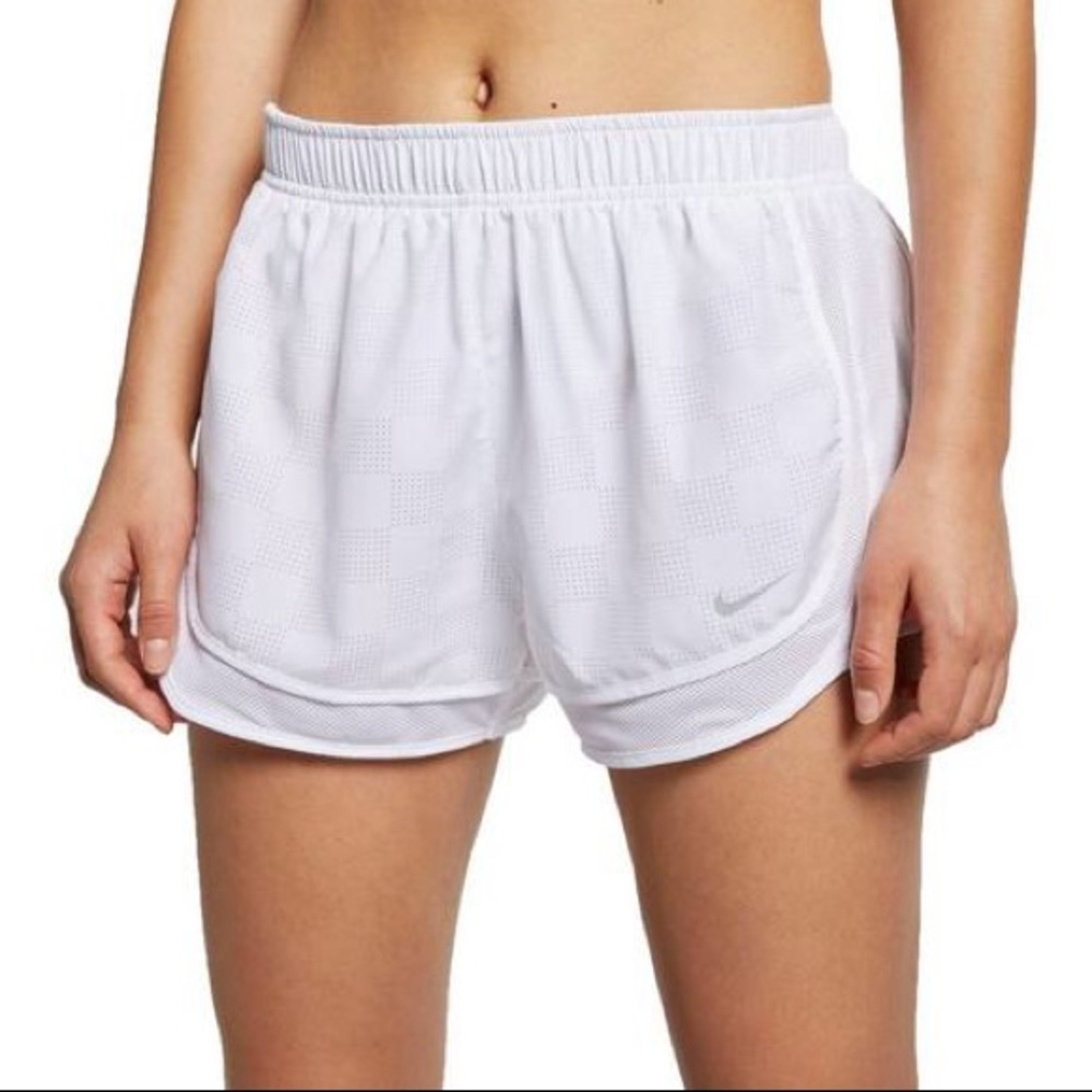 Nike White Dri-Fit Shorts